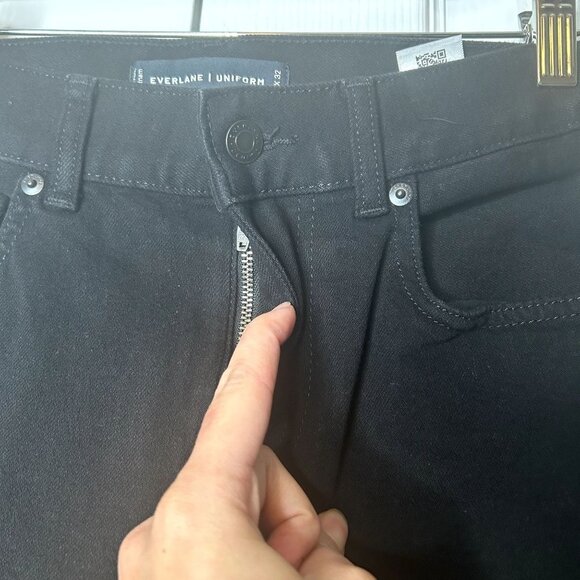 Everlane Uniform The Skinny High Stretch Black Denim Jeans Men's Size 29x32 NWT - Picture 2 of 7